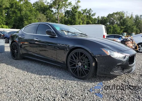 2014 Maserati Ghibli из США, поврежденный, VIN ZAM57XSA3E1086448